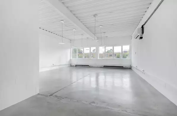 Office space to rent at Westbourne Studios, 242 Acklam Road, Portobello, London, unit WE.307, 568 sq ft (52 sq m).